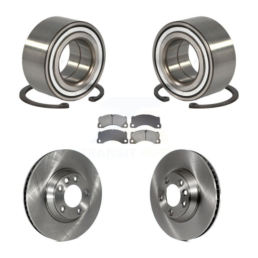 Kit de rotors et plaquettes de frein à disque de roulement de roue avant pour Porsche Cayenne
