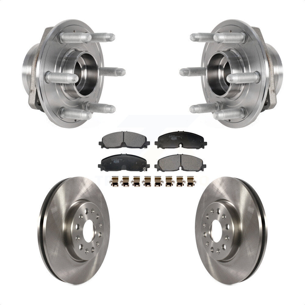 Kit de Rotor et de plaquettes de frein, roulement de moyeu avant, pour Chevrolet Traverse Blazer GMC Acadi
