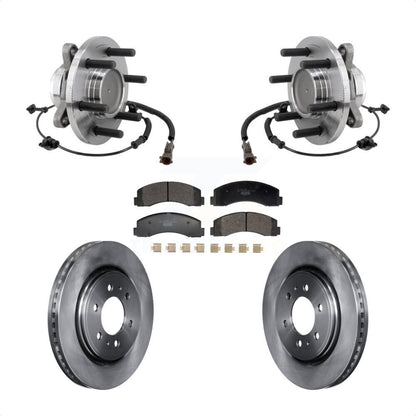 Kit de plaquettes de Rotor de frein à disque, roulement de moyeu avant, pour Ford F-150 Expedition Lincoln RW