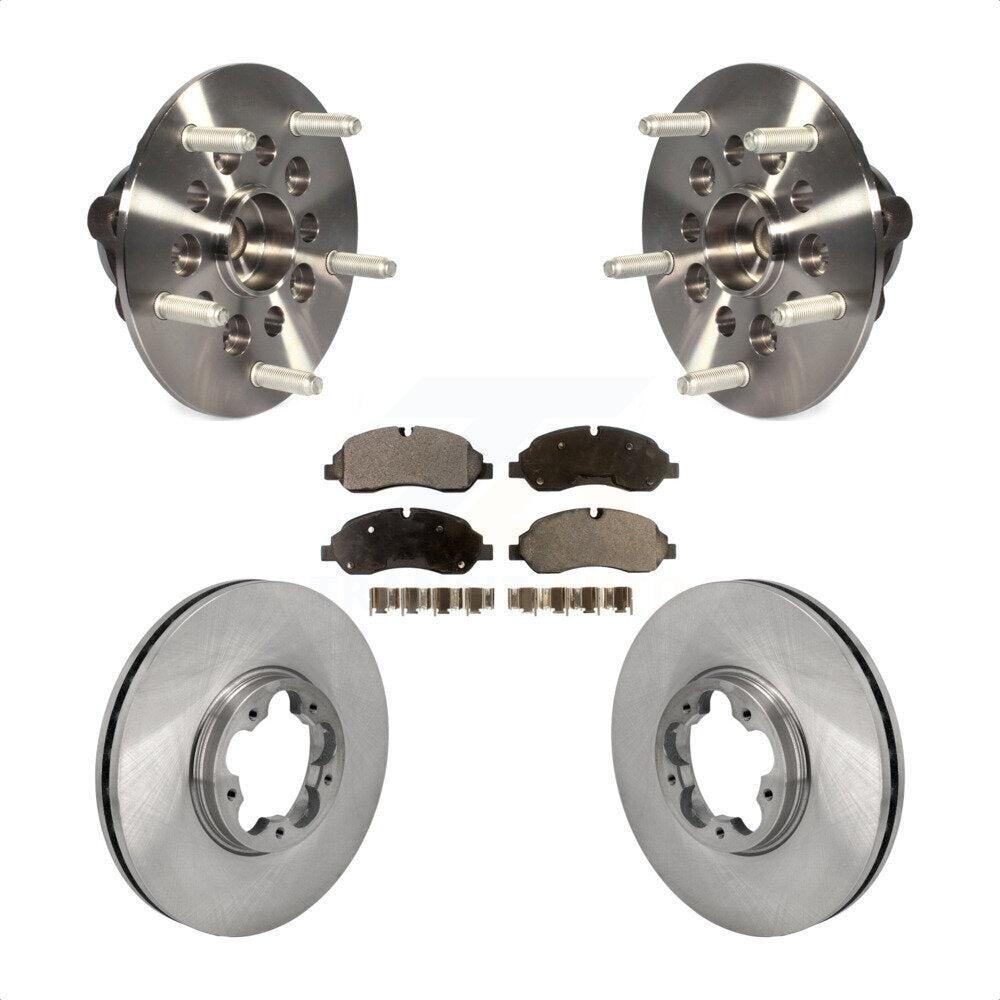 Ensemble de roulements de moyeu avant, Kit de plaquettes de Rotor de frein pour Ford Transit-250 Transit-15