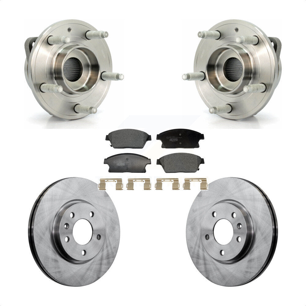 Kit de Rotor et de plaquettes de frein, roulement de moyeu avant, pour Chevrolet Cruze Buick Verano Orland