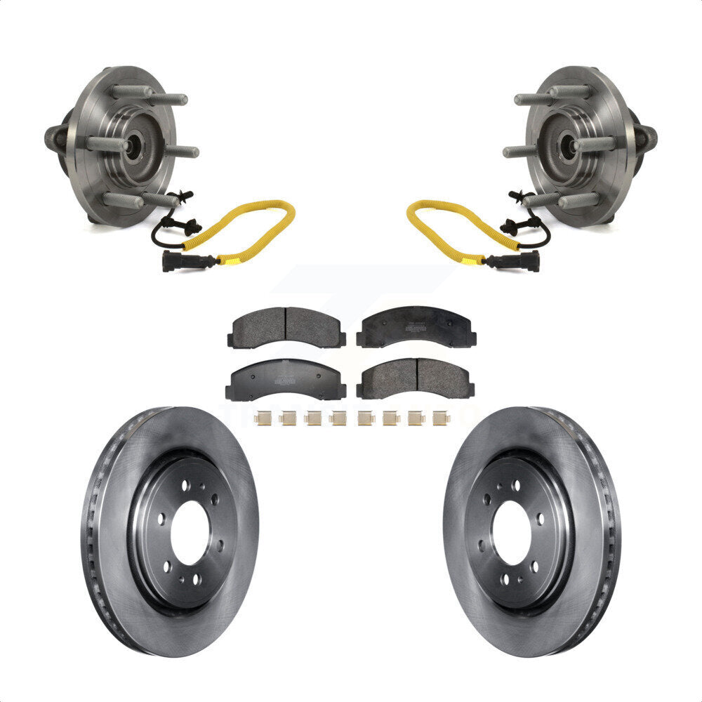 Kit de rotors et plaquettes de frein à disque, ensemble de roulements de moyeu avant, pour Ford F-150