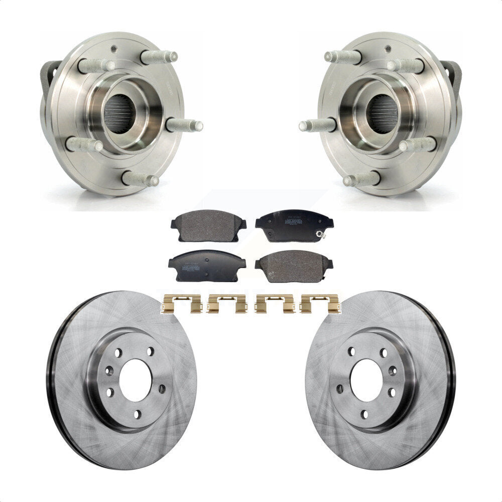 Kit de Rotor et de plaquettes de frein, roulement de moyeu avant, pour Chevrolet Cruze Buick Verano Orland