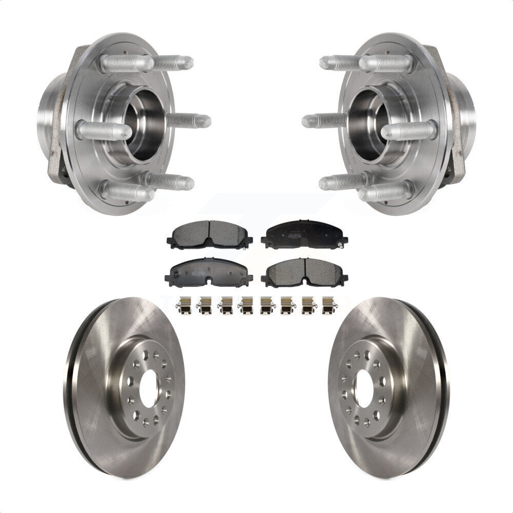 Kit de Rotor et de plaquettes de frein, roulement de moyeu avant, pour Chevrolet Traverse Blazer GMC Acadi