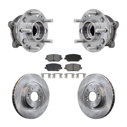 Kit de rotor de frein et de plaquettes d'assemblage de roulement de moyeu avant pour Hyundai Santa F 2019 – 2020