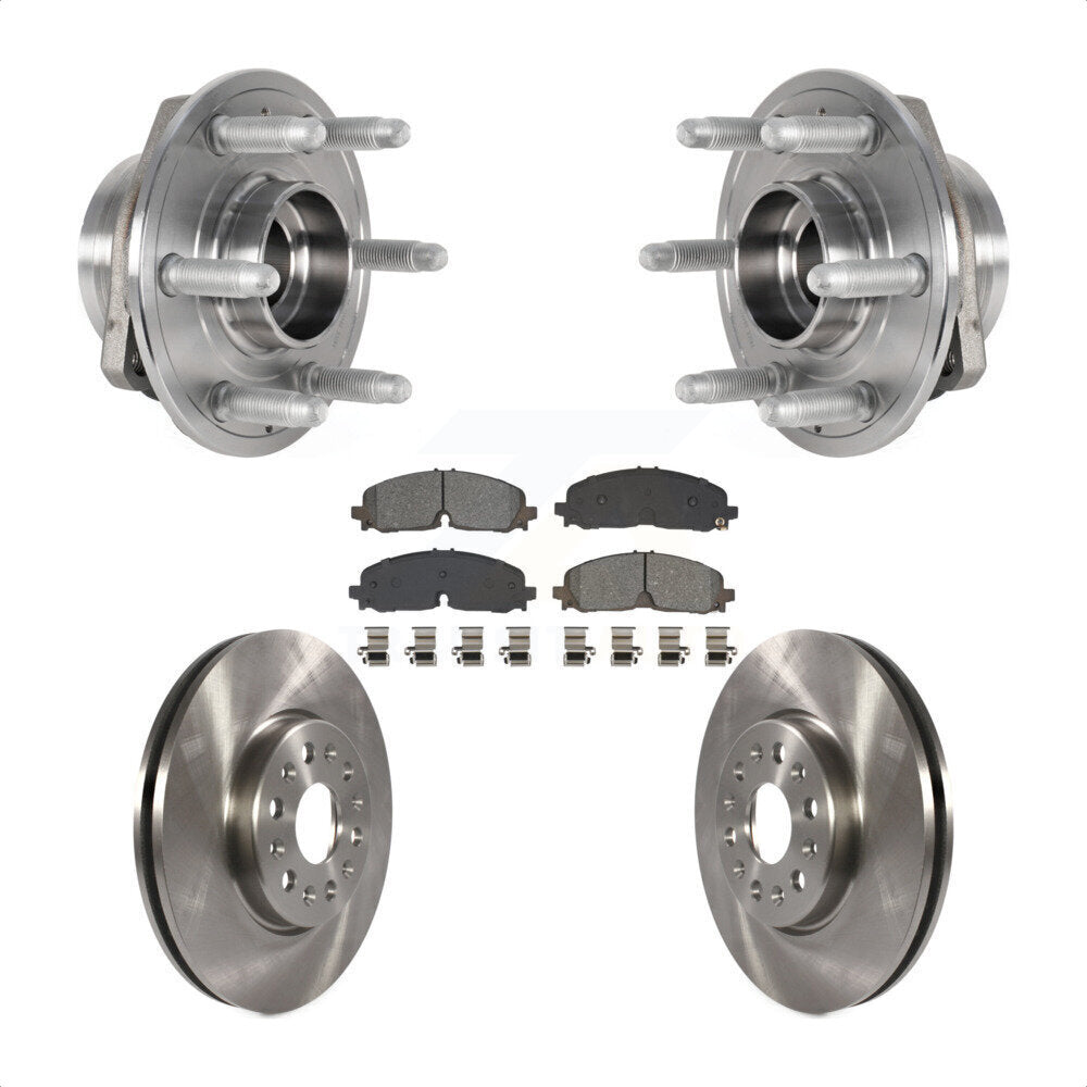 Kit de Rotor et de plaquettes de frein, roulement de moyeu avant, pour Chevrolet Traverse Blazer GMC Acadi