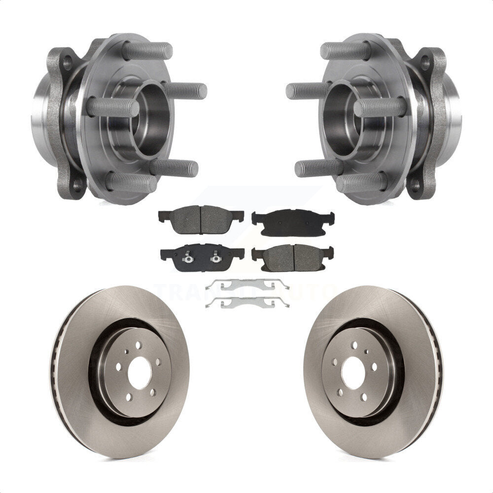 Kit de Rotor et plaquettes de frein, roulement de moyeu avant, pour Ford Fusion Lincoln MKZ continenta