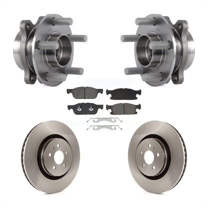 Kit de Rotor et plaquettes de frein, roulement de moyeu avant, pour Ford Fusion Lincoln MKZ continenta