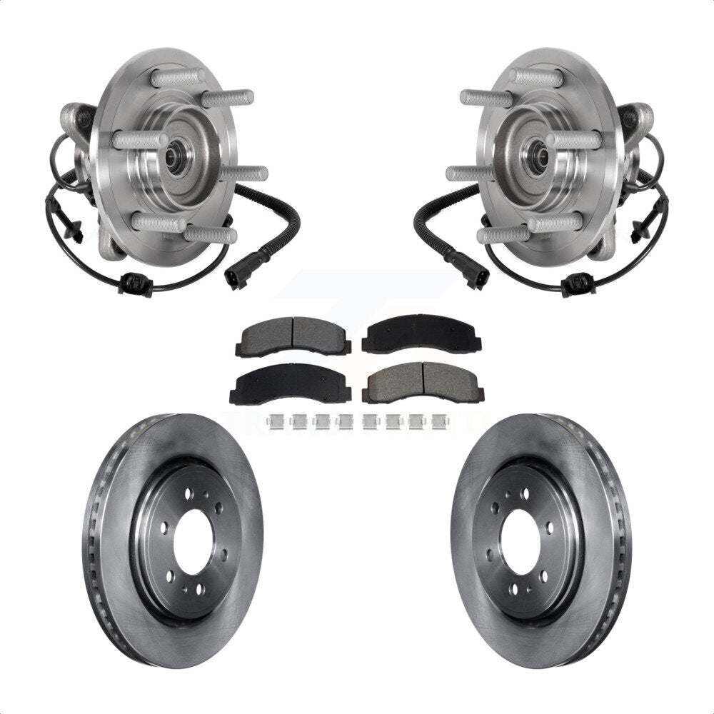 Kit de plaquettes de Rotor de frein, roulement de moyeu avant, pour Ford Expedition Lincoln Navigator 4W
