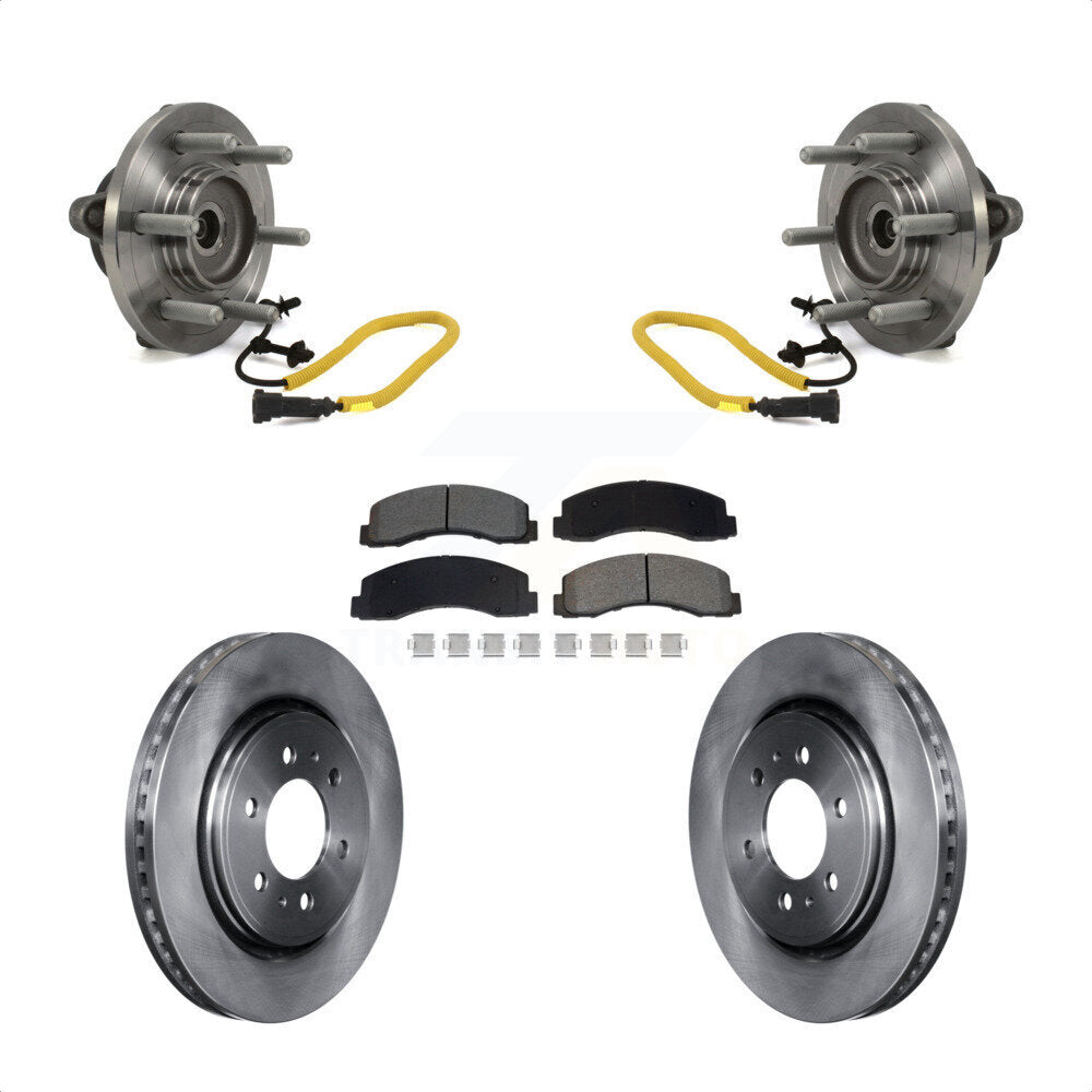 Kit de rotors et plaquettes de frein à disque, ensemble de roulements de moyeu avant, pour Ford F-150
