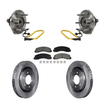 Kit de rotors et plaquettes de frein à disque, ensemble de roulements de moyeu avant, pour Ford F-150