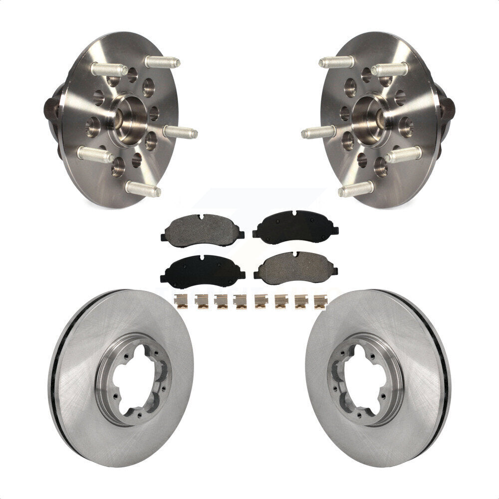 Ensemble de roulements de moyeu avant, Kit de plaquettes de Rotor de frein pour Ford Transit-250 Transit-15