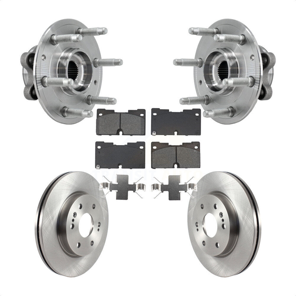 Kit de plaquettes de Rotor de frein, roulement de moyeu avant, pour Chevrolet GMC Silverado 1500 Sierra X
