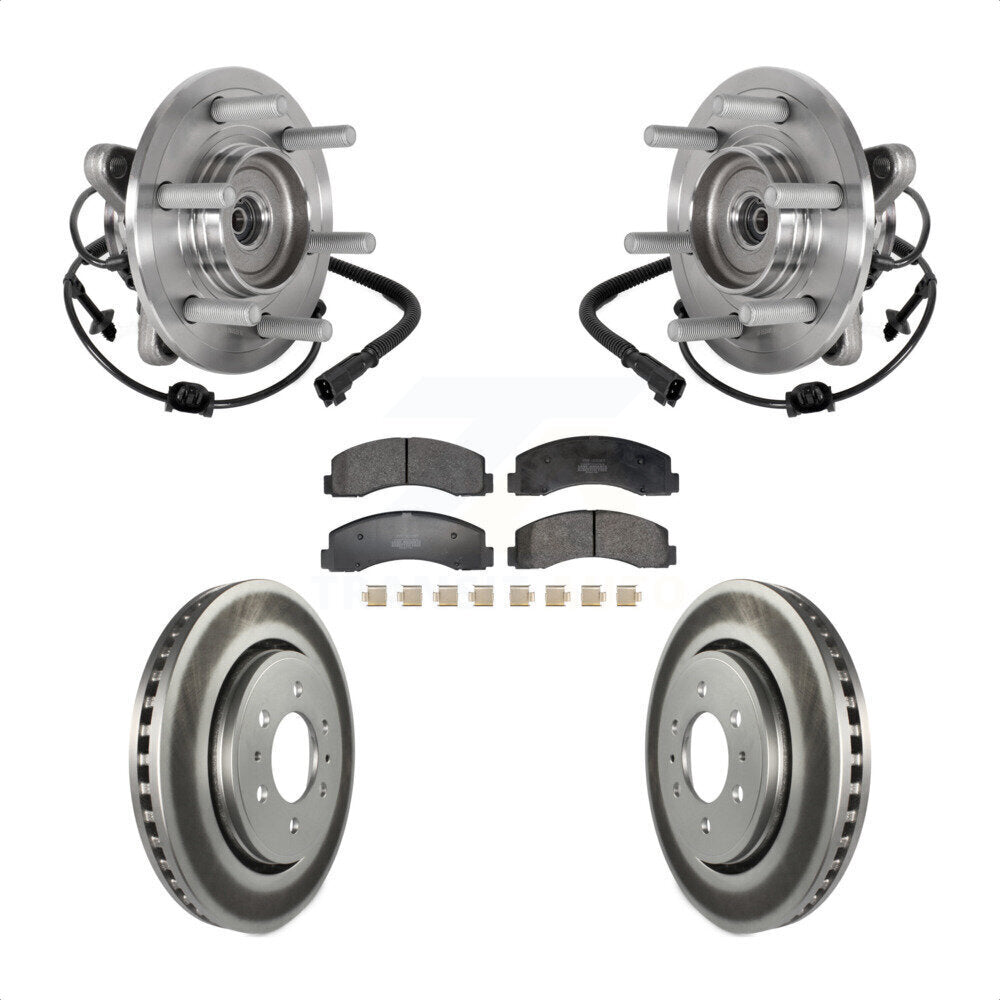 Kit de plaquettes de Rotor de frein, roulement de moyeu avant, pour Ford Expedition Lincoln Navigato