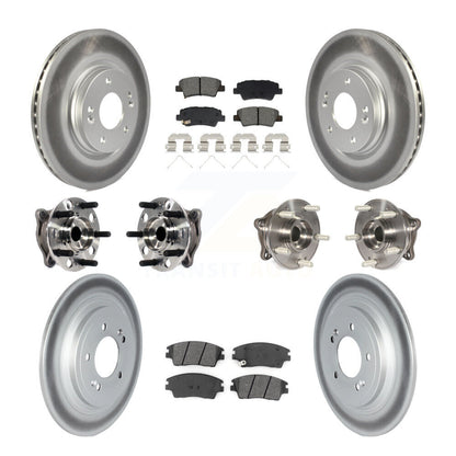 Kit de plaquettes de rotor de frein, roulement de moyeu avant et arrière (10 pièces) pour Kia Sportage Hyunda