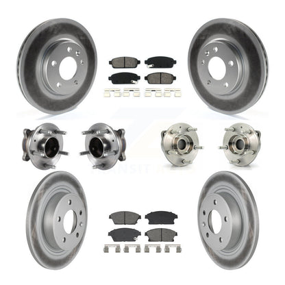 Kit de plaquettes de Rotor de frein, roulement de moyeu avant et arrière (10 pièces) pour Chevrolet Cruze Buic