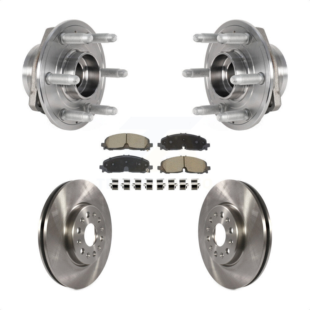 Kit de Rotor et de plaquettes de frein, roulement de moyeu avant, pour Chevrolet Traverse Blazer GMC Acadi