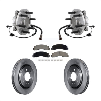 Kit de plaquettes de Rotor de frein à disque, roulement de moyeu avant, pour Ford F-150 Expedition Lincoln RW