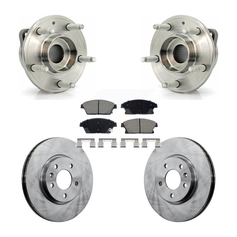 Kit de Rotor et de plaquettes de frein, roulement de moyeu avant, pour Chevrolet Cruze Buick Verano Orland