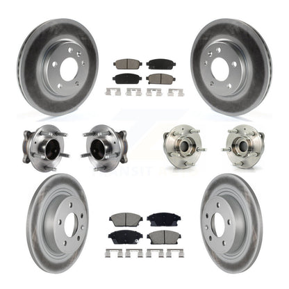 Kit de plaquettes de Rotor de frein, roulement de moyeu avant et arrière (10 pièces) pour Chevrolet Cruze Buic