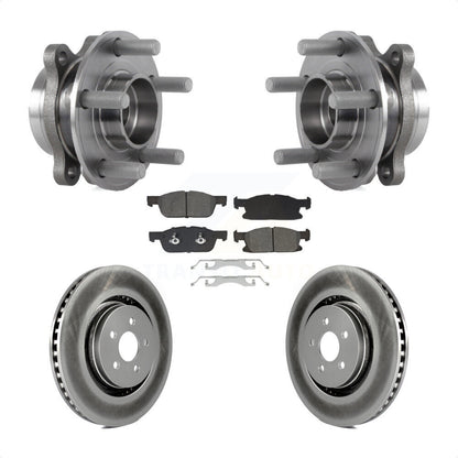 Kit de plaquettes de Rotor de frein, ensemble de roulements de moyeu avant, pour Ford Fusion Lincoln MK