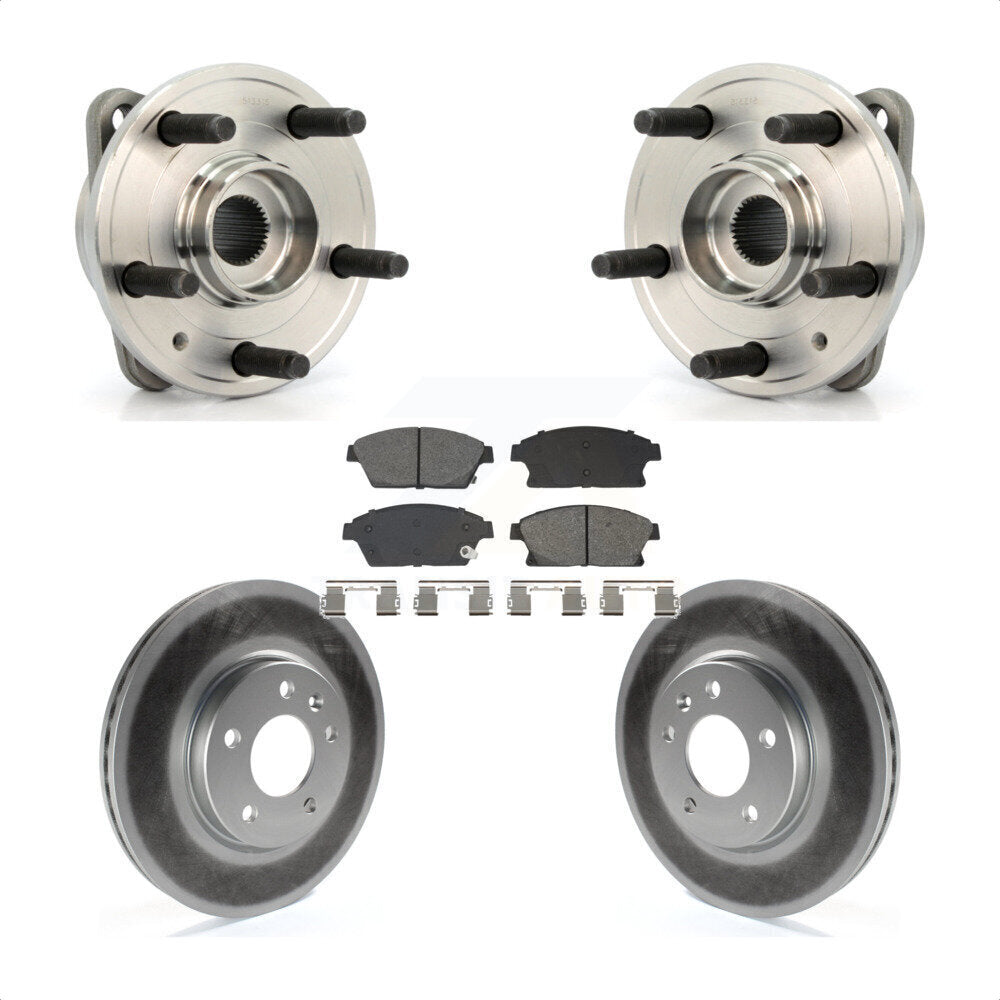 Kit de Rotor et de plaquettes de frein revêtus de roulement de moyeu avant, pour moteur DIESEL Chevrolet Cruze