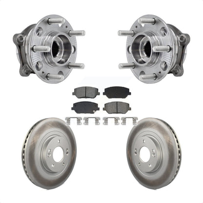 Kit de plaquettes de Rotor de frein à disque revêtu de roulement de moyeu avant, pour Hyundai Santa F 2019 – 2020