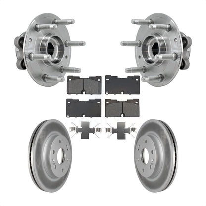 Kit de plaquettes de Rotor de frein enduit de roulement de moyeu avant, pour Chevrolet GMC Silverado 1500 X