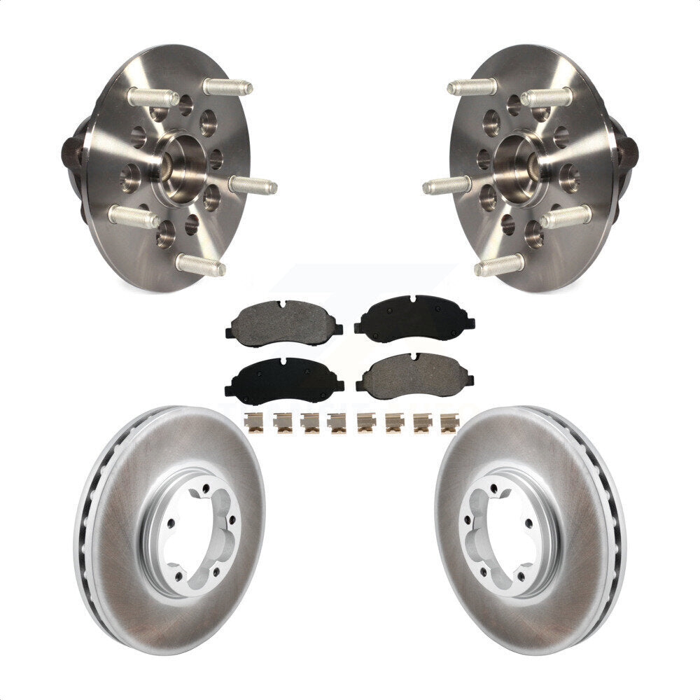 Kit de Rotor et plaquettes de frein revêtus de roulement de moyeu avant, pour Ford Transit-250 Transit-15