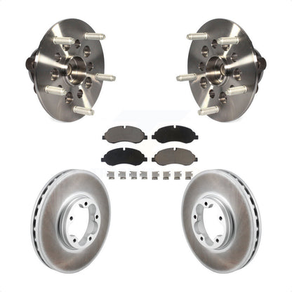 Kit de Rotor et plaquettes de frein revêtus de roulement de moyeu avant, pour Ford Transit-250 Transit-15