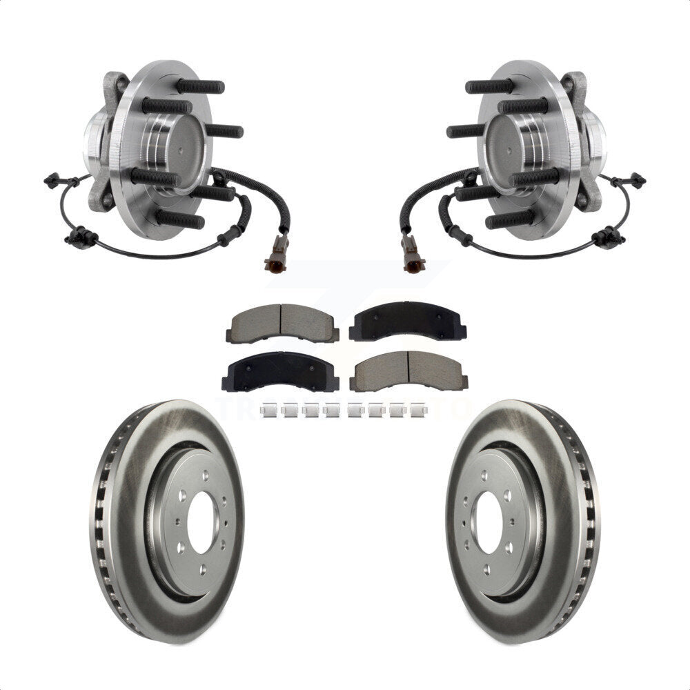 Kit de plaquettes de Rotor de frein, roulement de moyeu avant, pour Ford F-150 Expedition Lincoln RW