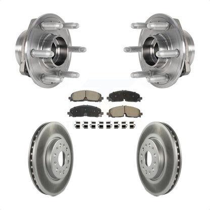 Kit de Rotor et de plaquettes de frein revêtus de roulement de moyeu avant, pour Chevrolet Traverse Blazer GM