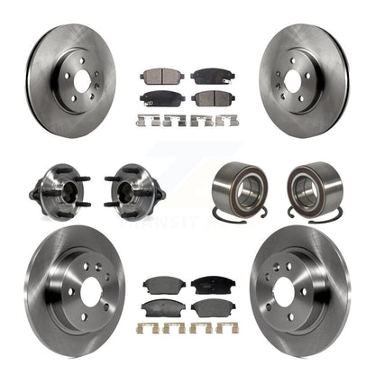 Kit de Rotor et de plaquettes de frein, roulement de moyeu avant et arrière (10 pièces) pour Chevrolet Trax Buick FW