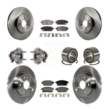 Kit de plaquettes de Rotor de frein, roulement de moyeu avant et arrière (10 pièces) pour Buick Encore Chevrolet FW