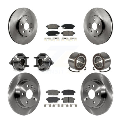Kit de Rotor et de plaquettes de frein, roulement de moyeu avant et arrière (10 pièces) pour Chevrolet Trax Buick FW