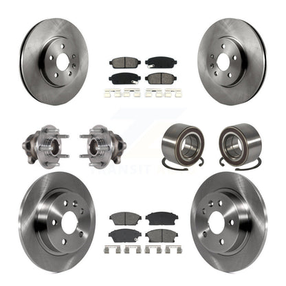 Kit de plaquettes de Rotor de frein, roulement de moyeu avant et arrière (10 pièces) pour Buick Encore Chevrolet FW