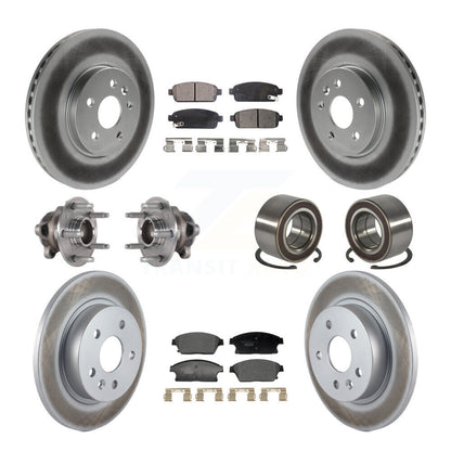 Kit de plaquettes de Rotor de frein, roulement de moyeu avant et arrière (10 pièces) pour Buick Encore Trax FW