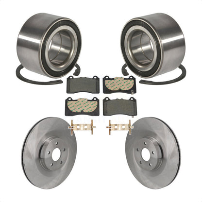 Kit de rotors et plaquettes de frein à disque de roulement de roue avant pour Ford Focus RS 2016-2018