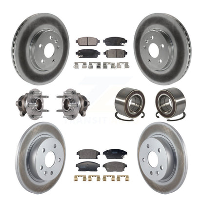 Kit de plaquettes de Rotor de frein, roulement de moyeu avant et arrière (10 pièces) pour Buick Encore Trax FW