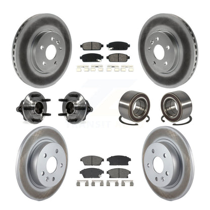 Kit de plaquettes de rotor de frein, roulement de moyeu avant et arrière (10 pièces) pour Chevrolet Trax Buic