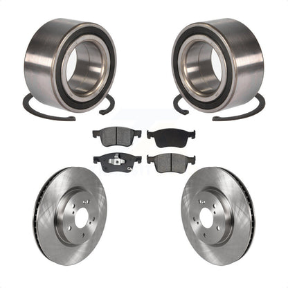 Kit de Rotor de frein à disque et de plaquettes semi-métalliques, roulement de roue avant, pour Honda Accor