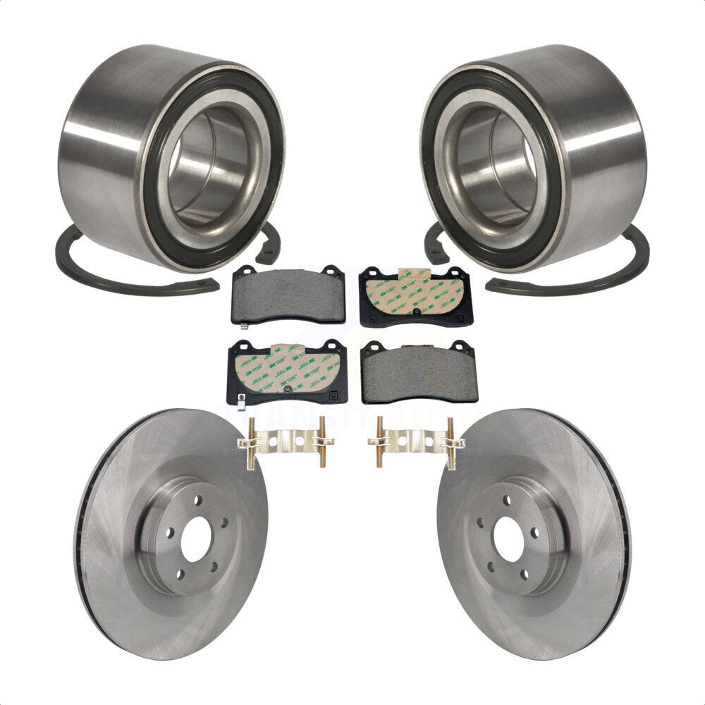 Kit de rotors et plaquettes de frein à disque de roulement de roue avant pour Ford Focus RS 2016-2018