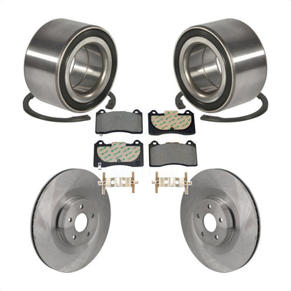Kit de rotors et plaquettes de frein à disque de roulement de roue avant pour Ford Focus RS 2016-2018