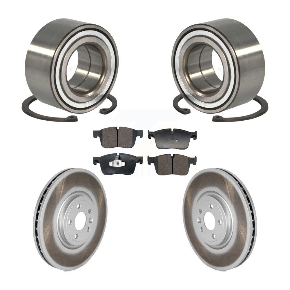 Kit de Rotor et de plaquettes de frein à disque revêtu de roulement de roue avant, pour Land Rover Range Vela