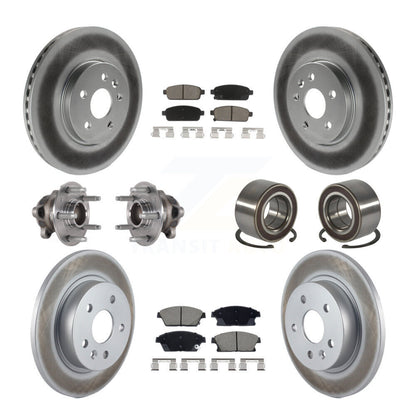 Kit de plaquettes de Rotor de frein, roulement de moyeu avant et arrière (10 pièces) pour Buick Encore Trax FW