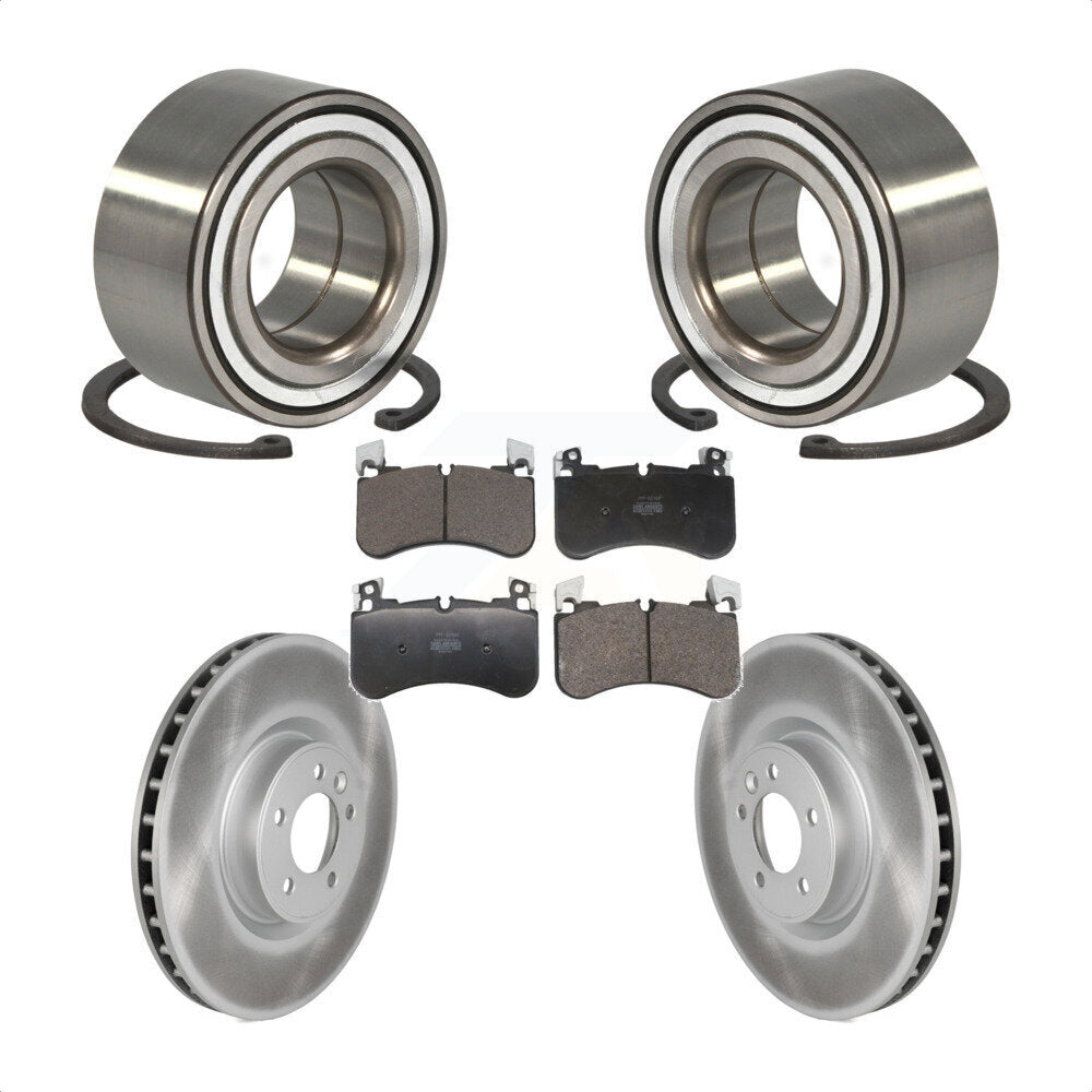 Kit de Rotor et de plaquettes de frein à disque revêtu de roulement de roue avant, pour Land Rover Range Spor
