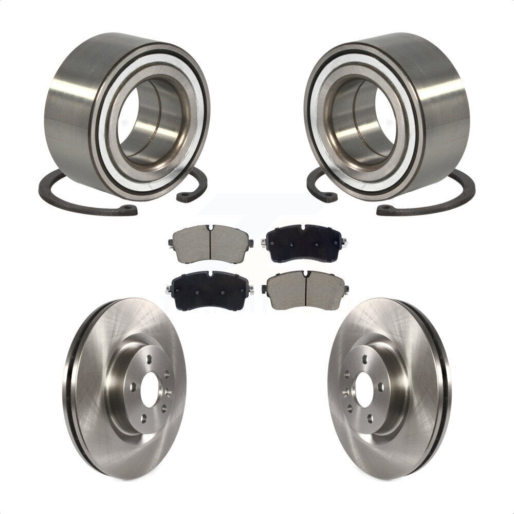 Kit de rotors et plaquettes de frein à disque de roulement de roue avant pour Jaguar e-pace S/SE 2018