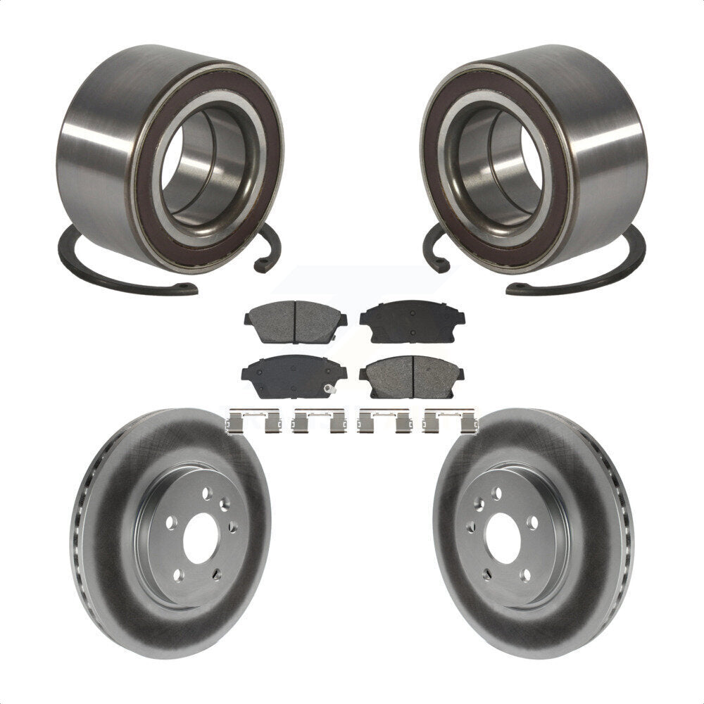 Kit de Rotor et de plaquettes de frein revêtus de roulement de roue avant, pour Chevrolet Trax Buick Encor