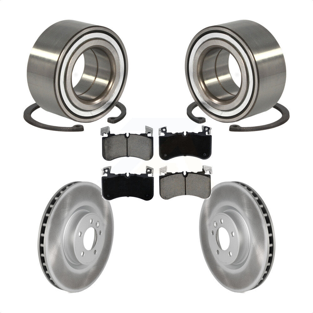 Kit de Rotor et de plaquettes de frein à disque revêtu de roulement de roue avant, pour Land Rover Range Spor