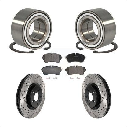 Kit de plaquettes de Rotor de frein, roulement de roue avant, fente percée, pour Jaguar e-pace S/S 2018